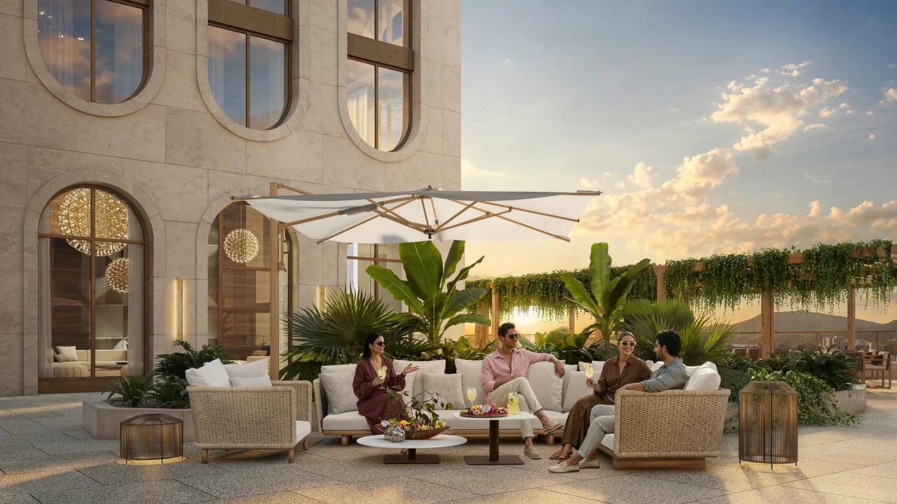 Вид на курортный комплекс СИАЛИЯ Cosmos Selection 5 в Сочи